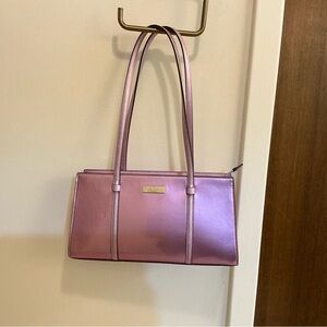kate spade Metallic Pink Shoulder Tote & Wallet